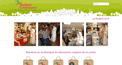 Desktop Screenshot of boutiquesdevalenciennes.fr
