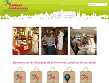 Tablet Screenshot of boutiquesdevalenciennes.fr